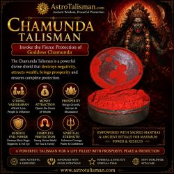 Chamunda Power talismans with silver box